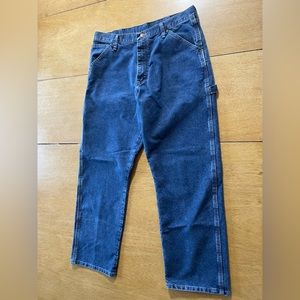 Wrangler Carpenter Relaxed Fit Jeans Size 34 X 30